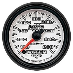 Auto Meter 7555 Phantom II 100-260 °F Water Temperature Gauge