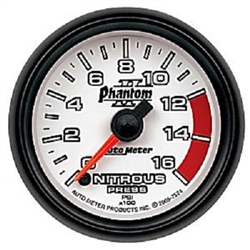 Auto Meter 7574 Phantom II 0-1600 PSI Nitrous Pressure Gauge