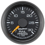 Auto Meter 8386 Factory Match 0-30000 PSI Diesel Fuel Rail Pressure Gauge