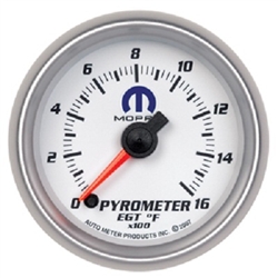 Auto Meter 880031 MOPAR 0-1600 °F Pyrometer Gauge