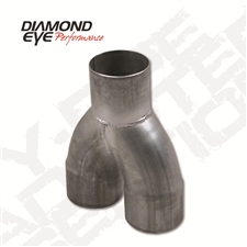 Diamond Eye 261075 5" 409 Stainless Steel Y-Pipe for 2004.5-2007 Dodge 5.9L Cummins