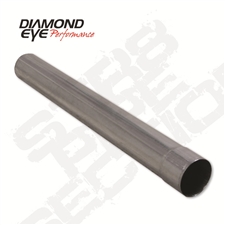 Diamond Eye 400024 4" Aluminized Straight Pipe