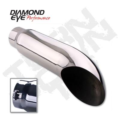 Diamond Eye 4516BTD 5" Bolt-On Turn Down Exhaust Tip