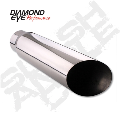 Diamond Eye 4522AC 5" Angle Cut Exhaust Tip