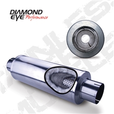 Diamond Eye 470050 4" 409 Stainless Steel Muffler