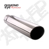 Diamond Eye 5518RA 5" Rolled End Angle Cut Exhaust Tip