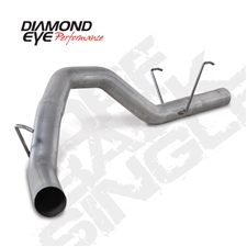 Diamond Eye K4257S 4" Filter Back Single Side 409 Stainless Steel Exhaust System for 2013-2016 Dodge 6.7L Cummins