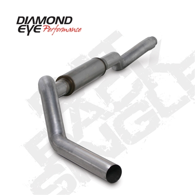 Diamond Eye K5126A-RP 5" Cat Back Single Side Aluminized Exhaust System for 2001-2007 GM 6.6L Duramax LB7, LLY, LBZ