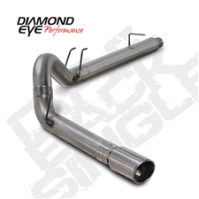 Diamond Eye K5364A 5" Filter Back Single Side Aluminized Exhaust System for 2008-2010 Ford 6.4L Powerstroke