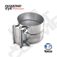 Diamond Eye L40SA 4" 304 Stainless Steel Torca Lap Joint Clamp