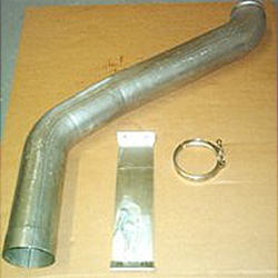 HX40 4in Downpipe with Clamp - HTT DP42