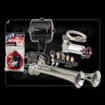 Kleinn Automotive Air Horns HK2 Complete Dual Truck Air Horn Package