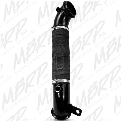 MBRP GM8427 3" Black Coated Aluminized Turbo Down Pipe for 2011-2015 GM 6.6L Duramax LML