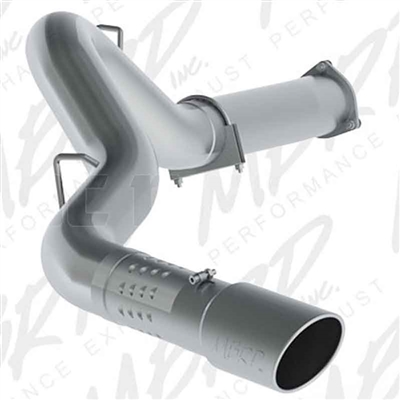 MBRP S60300AL 5" DPF Filter Back Single Side Aluminized Exhaust for 2007-2010 GM 6.6L Duramax LMM