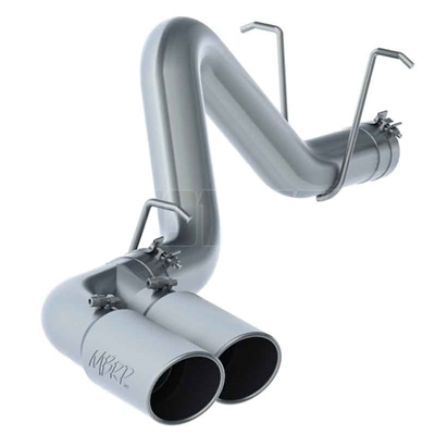 MBRP S6033304 4" DPF Filter Back Dual Outlet Single Side Stainless T304 Exhaust for 2011-2019 GM 6.6L Duramax LML