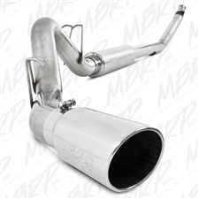 MBRP S6100409 4" Turbo Back Single Side Stainless T409 Exhaust for 1994-2002 Dodge 5.9L Cummins