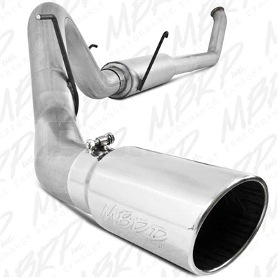 MBRP S6104AL 4" Turbo Back Single Side Aluminized Exhaust for 2003-2004 Dodge 5.9L Cummins