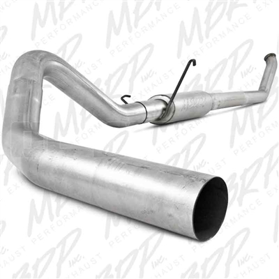 MBRP S6104P 4" Turbo Back Single Side Aluminized Exhaust for 2003-2004 Dodge 5.9L Cummins