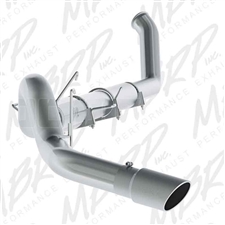 MBRP S61140409 5" Turbo Back Single Side Stainless T409 Exhaust for 2003-2004 Dodge 5.9L Cummins