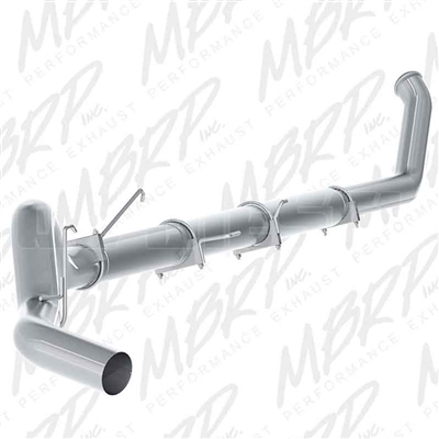 MBRP S61140PLM 5" Turbo Back Single Side Aluminized Exhaust for 2003-2004 Dodge 5.9L Cummins