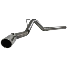 MBRP S6130409 4" DPF Filter Back Single Side Stainless T409 Exhaust for 2010-2012 Dodge 6.7L Cummins