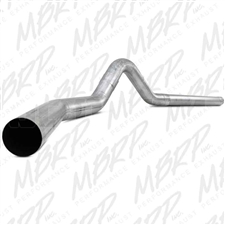 MBRP S6130P 4" DPF Filter Back Single Side Aluminized Exhaust for 2010 Dodge 6.7L Cummins