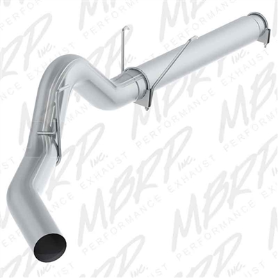 MBRP S61340PLM 5" DPF Filter Back Single Side Aluminized Exhaust for 2010-2012 Dodge 6.7L Cummins