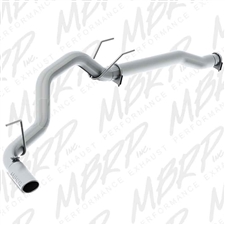 MBRP S6169AL 3.5" DPF Filter Back Single Side Aluminized Exhaust for 2014-2016 Dodge 3.0L EcoDiesel