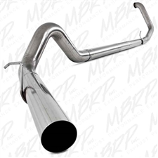 MBRP S6200SLM 4" Turbo Back Single Side Stainless T409 Exhaust for 1999-2003 Ford 7.3L Powerstroke