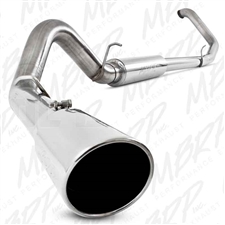 MBRP S6204409 4" Turbo Back Single Side Stainless T409 Exhaust for 1999-2003 Ford 7.3L Powerstroke