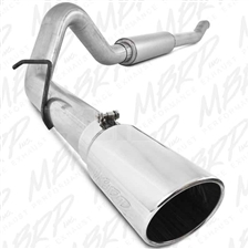 MBRP S6206AL 4" Turbo Back Single Side Aluminized Exhaust for 2003-2007 Ford 6.0L Powerstroke