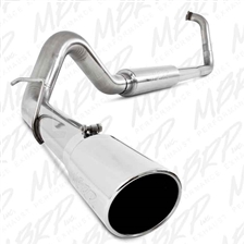 MBRP S6212409 4" Turbo Back Single Side Stainless T409 Exhaust for 2003-2007 Ford 6.0L Powerstroke