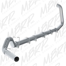 MBRP S62220SLM 5" Turbo Back Single Side Stainless T409 Exhaust for 1999-2003 Ford 7.3L Powerstroke