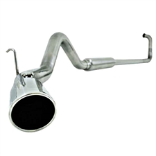 MBRP S6240409 4" Turbo Back Single Side Stainless T409 Exhaust for 2003-2007 Ford 6.0L Powerstroke