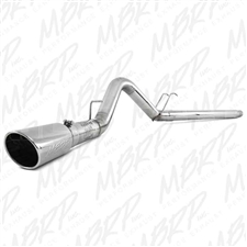 MBRP S6242409 4" DPF Filter Back Single Side Stainless T409 Exhaust for 2008-2010 Ford 6.4L Powerstroke