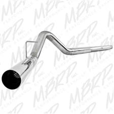 MBRP S6242SLM 4" DPF Filter Back Single Side Stainless T409 Exhaust for 2008-2010 Ford 6.4L Powerstroke