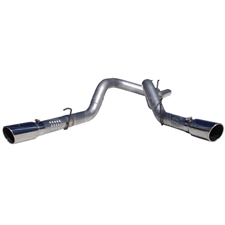 MBRP S6244AL 4" DPF Filter Back Cool Duals Aluminized Exhaust for 2008-2010 Ford 6.4L Powerstroke