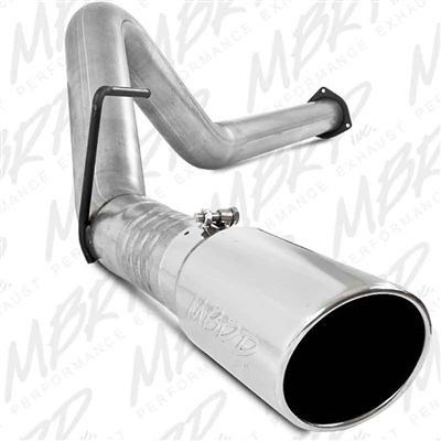 MBRP S6284AL 4" DPF Filter Back Single Side Aluminized Exhaust for 2011-2014 Ford 6.7L Powerstroke