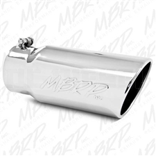 MBRP T5051 5" Rolled Edge Angle Cut Stainless T304 Exhaust Tip