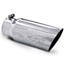 MBRP T5052 5" Single Wall Angle Cut Stainless T304 Exhaust Tip