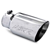 MBRP T5072 6" Dual Wall Angle Cut Stainless T304 Exhaust Tip