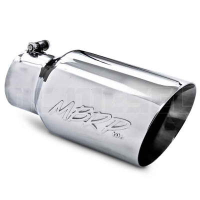 MBRP T5072 6" Dual Wall Angle Cut Stainless T304 Exhaust Tip