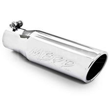 MBRP T5113 3.5" Rolled Edge Angle Cut Stainless T304 Exhaust Tip