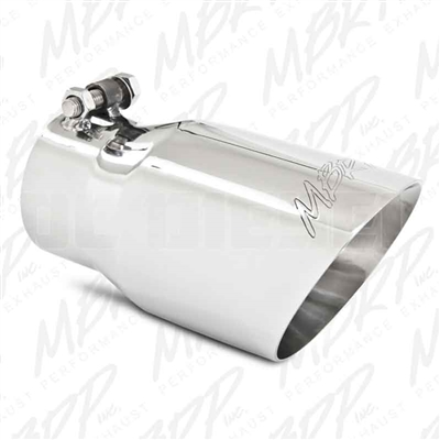 MBRP T5122 4" Dual Wall Angle Cut Stainless T304 Exhaust Tip