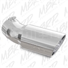 MBRP T5154 6" Rolled Edge Angle Cut Stainless T304 Exhaust Tip