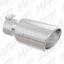 MBRP T5155 4" Rolled Edge Angle Cut Stainless T304 Exhaust Tip