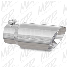 MBRP T5156 4" Rolled Edge Angle Cut Stainless T304 Exhaust Tip