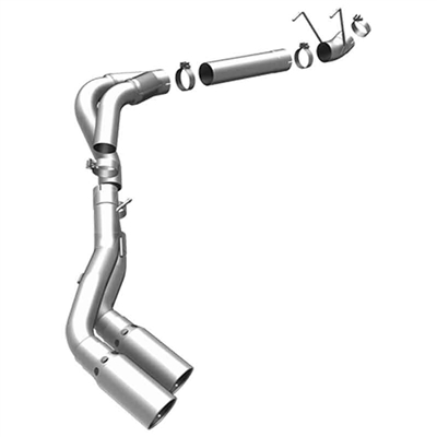 MagnaFlow 17971 4" Filter Back Pro Series Dual Exhaust System for 2007-2010 Dodge 6.7L Cummins