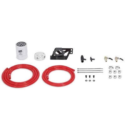 Mishimoto MMCFK-F2D-08RD Coolant Filter Kit Red for 2008-2010 Ford 6.4L Powerstroke