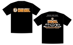 Orange County Diesel T Shirt Black